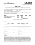 Order Form