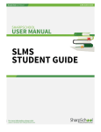 SLMS STUDENT GUIDE