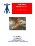 InBreath ™ Bioreactor Manual - Harvard Apparatus Regenerative