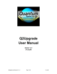 Q2Upgrade User Manual