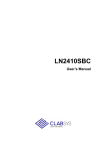 LN2410SBC User`s Manual