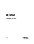 LabVIEW Control Design User Manual