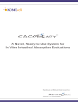 A Novel, Ready-to-Use System for In Vitro Intestinal