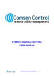 COMSEN MARINA CONTROL USER MANUAL