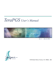 TeraPGS User`s Manual