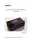 Lithium battery balance charger CB86-PLUS User