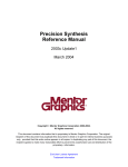 Precision Synthesis Reference Manual