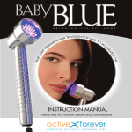 Baby Quasar Blue Light Therapy System User Manual