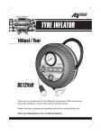 Tyre Inflator 12V Low Volume FAI AUTYINFLO View