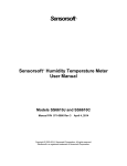 Sensorsoft Humidity Temperature Meter User Manual for SS6610C