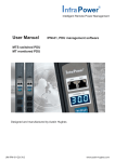 InfraPower® | IPM-01 - User Manual