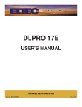 DLPRO 17E User Manual