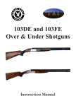 103DE and 103FE Over & Under Shotguns