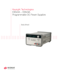 E3649A Programmable DC Power Supplies
