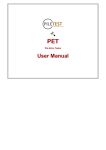 PET User Manual