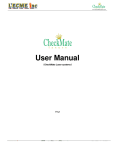 User User Manual - CheckMate Lasers