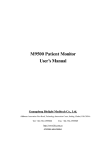 M9500 Patient Monitor User`s Manual