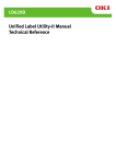 LD620D Unified Label Utility-II Manual Technical