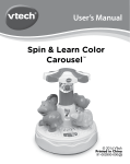 User`s Manual Spin & Learn Color Carousel™