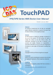 TPD/VPD Series HMI Device User Manual