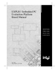 EXPLR1 Embedded PC Evaluation Platform Board Manual