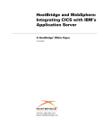 Integrating CICS with IBM`s Application Server