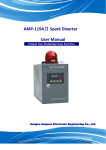 AMP-119AⅡ Spark Diverter User Manual