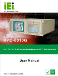 RPC-6010G Rackmount LCD Workstation Page i