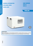 DSR SERIES ENGLISH DEHUMIDIFIERS