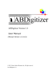 ABDigitizer Version 1.0 User Manual