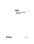 IMAQ Vision for LabVIEW User Manual