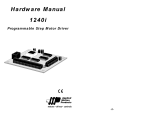 Hardware Manual 1240i Programmable Step Motor Driver