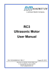 RC3 Motor User Manual