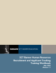 Recruitment and Applicant Tracking Training Workbook Release 7.1