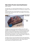 Alien Brain Pocket-sized Synthesiser