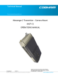 User`s Manual Technical Manual Messenger 2 Transmitter