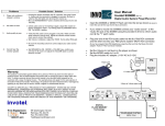 User Manual Invotel SX9800