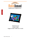 MobileDemand xTablet T1600 Rugged xTablet T1600