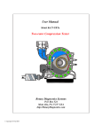 User Manual Two-rotor Compression Tester - Rotary