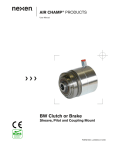 BW Clutch or Brake Sheave, Pilot and Coupling Mount
