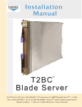 T2BC Blade Server T2BC Blade Server
