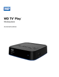 WD TV Play Media Player User Manual