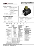 DURACODER ® USER MANUAL ABSOLUTE OUTPUT VERSION