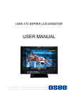 LMW 170 User Manual - CDM Technologies and Solutions Pvt. Ltd.