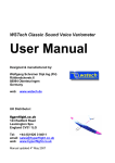 WSTech Classic Sound Voice Variometer User Manual