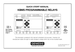 User`s Manual for KBMS Programmable Relays - Innovative-IDM