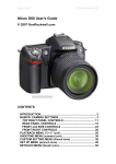Nikon D80 User`s Guide PDF