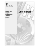 1201-5.0, Bulletin 1201 Graphic Programming Terminal User Manual