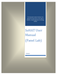 SeHAT User Manual (Panel Lab)