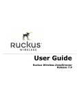 Ruckus Wireless ZoneDirector 7